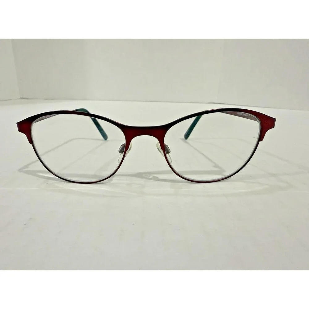 RX-ABLE Legacy Lane Women's Red Vivid Eyeglasses 53-18 135‎